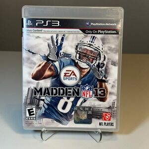 Madden NFL 13 Video Game for PlayStation 3 PS3 EA Sports Football‎ Disc